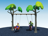 Fake Tree Swing Set